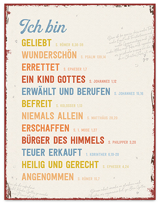 Metallschild groß – Identität Metallschild groß - Identität