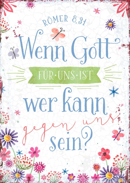Postkarte - Gott ist für uns