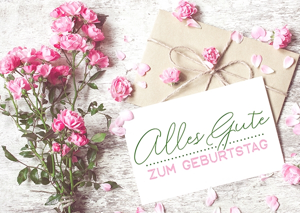 Postkarte - Alles Gute zum Geburtstag Postkarte - Alles Gute zum Geburtstag