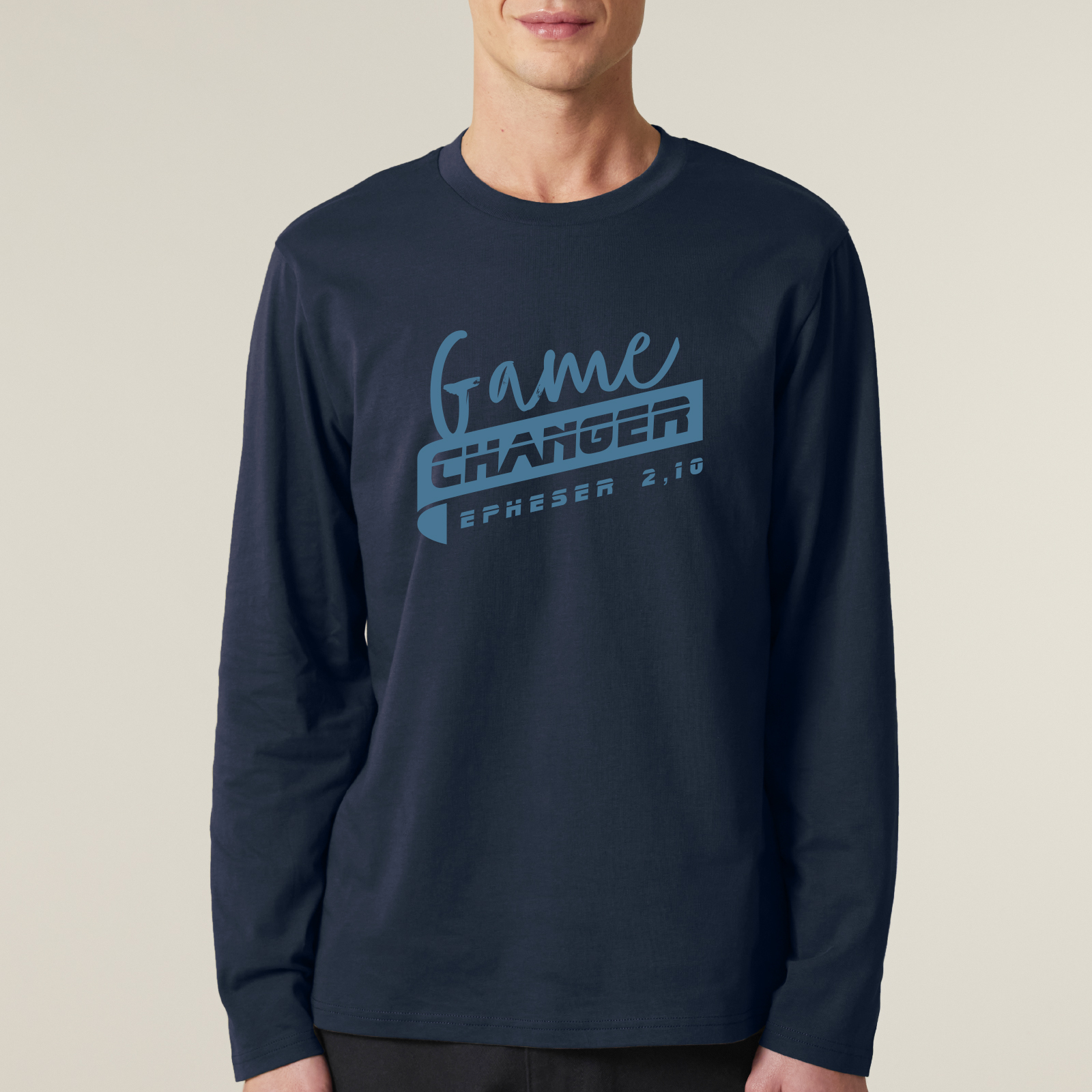 Longsleeve Gamechanger (dunkelblau)-L