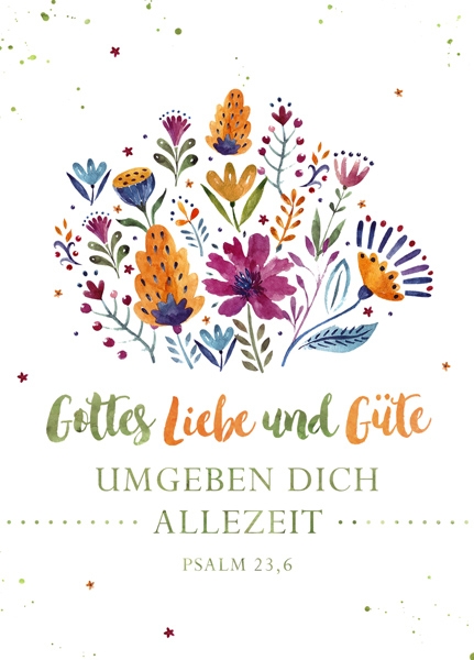 XL-Postkarte Big Blessing - Gottes Liebe und Güte
