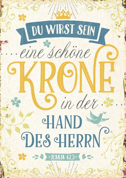 Postkarte - Eine schöne Krone