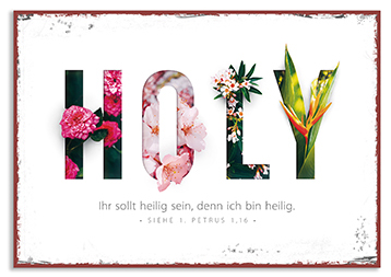 Metallschild klein – HOLY Metallschild klein - HOLY