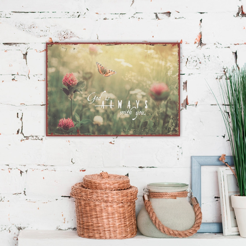 Metallschild klein - Always with you Metallschild klein - Always with you