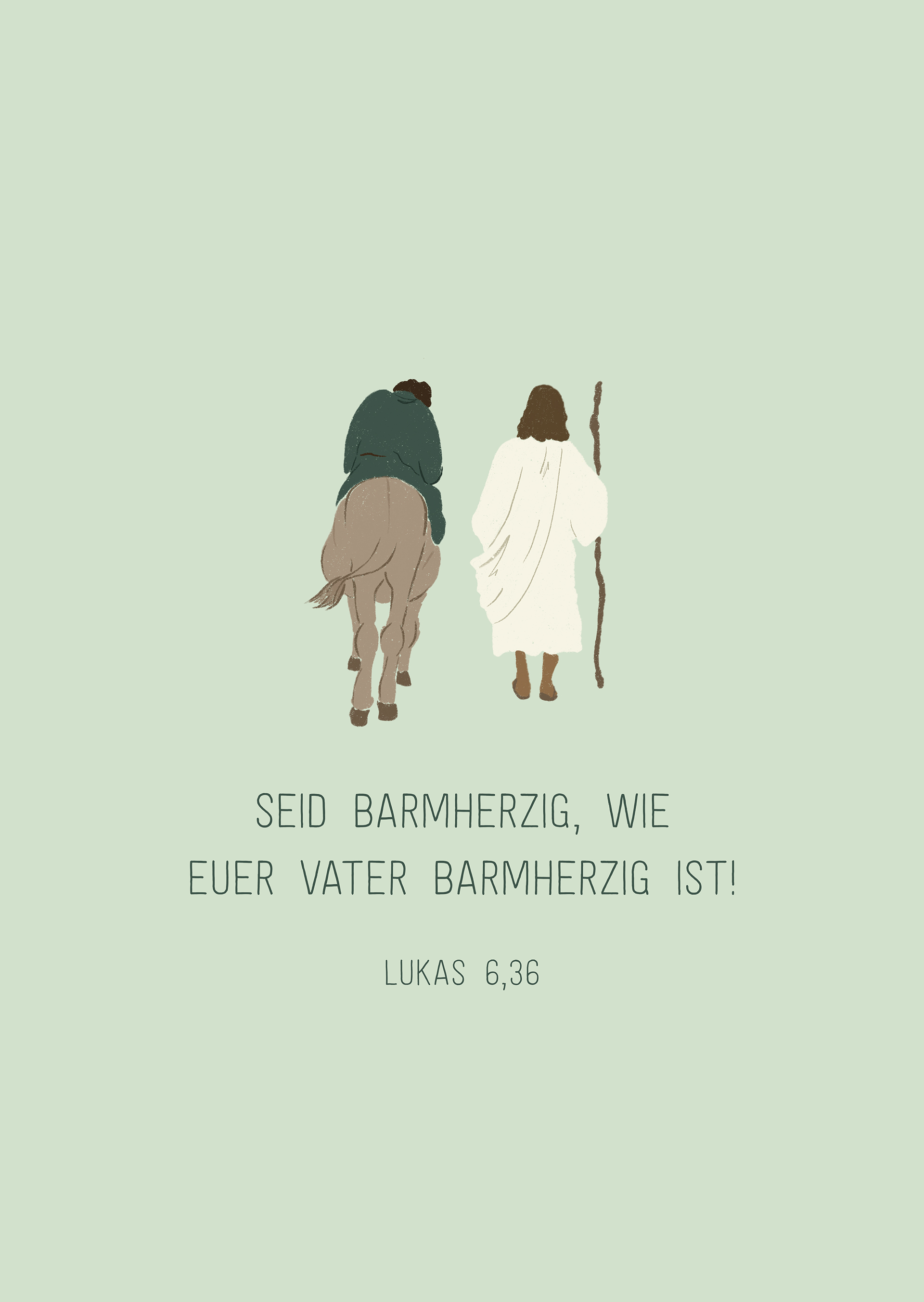 Poster - Barmherzigkeit leben