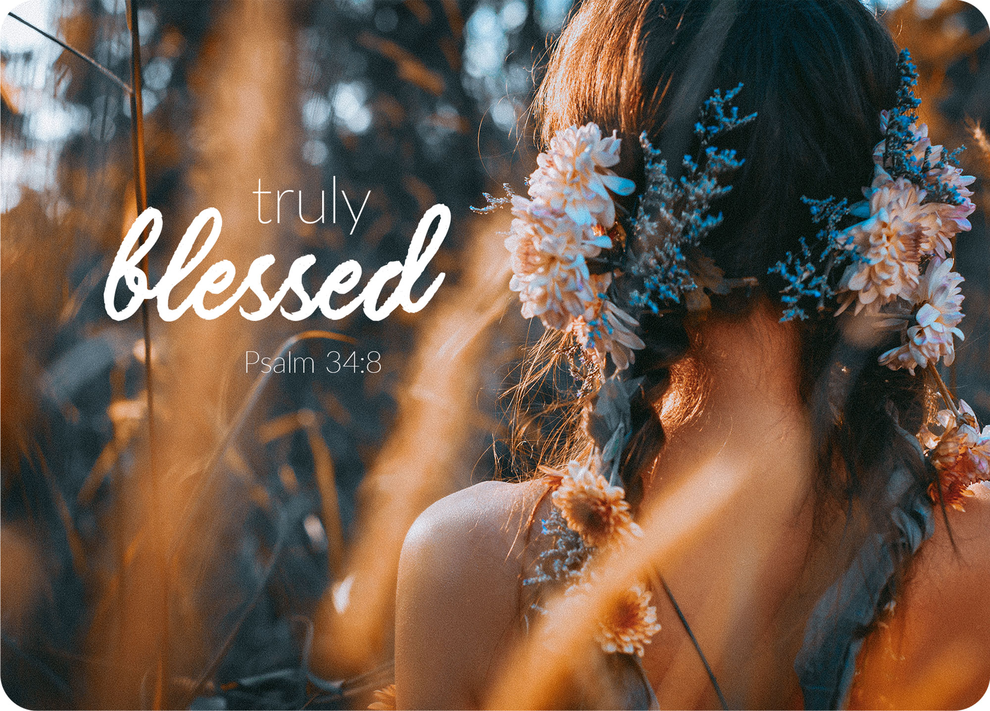 Big Blessing Postkarte – Truly blessed XL-Postkarte Big Blessing - Truly blessed