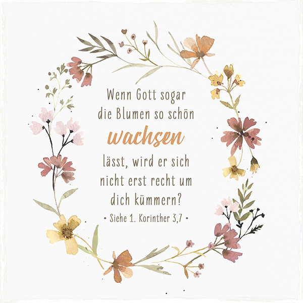 Holzschild klein - Um dich kümmern