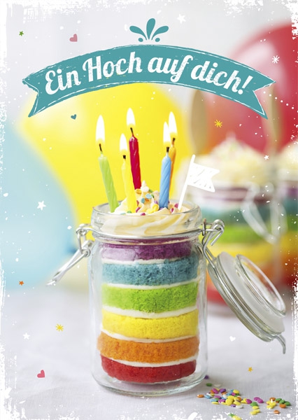 Postkarte - Ein Hoch auf dich Postkarte - Ein Hoch auf dich