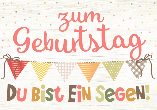 Mini - Geburtstag - Du bist ein Segen Mini - Geburtstag - Du bist ein Segen