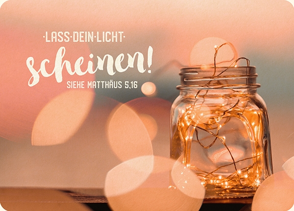 XL-Postkarte Big Blessing - Lass dein Licht scheinen XL-Postkarte Big Blessing - Lass dein Licht scheinen