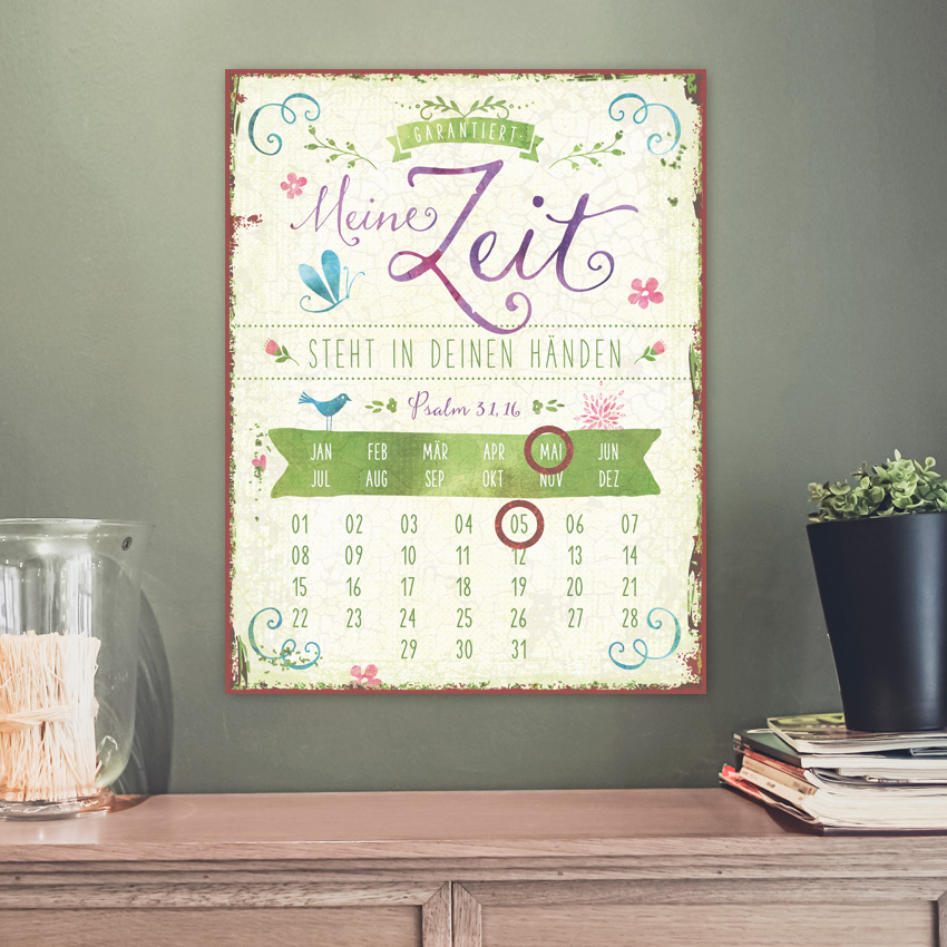 Magnetkalender - Meine Zeit steht Magnetkalender - Meine Zeit steht