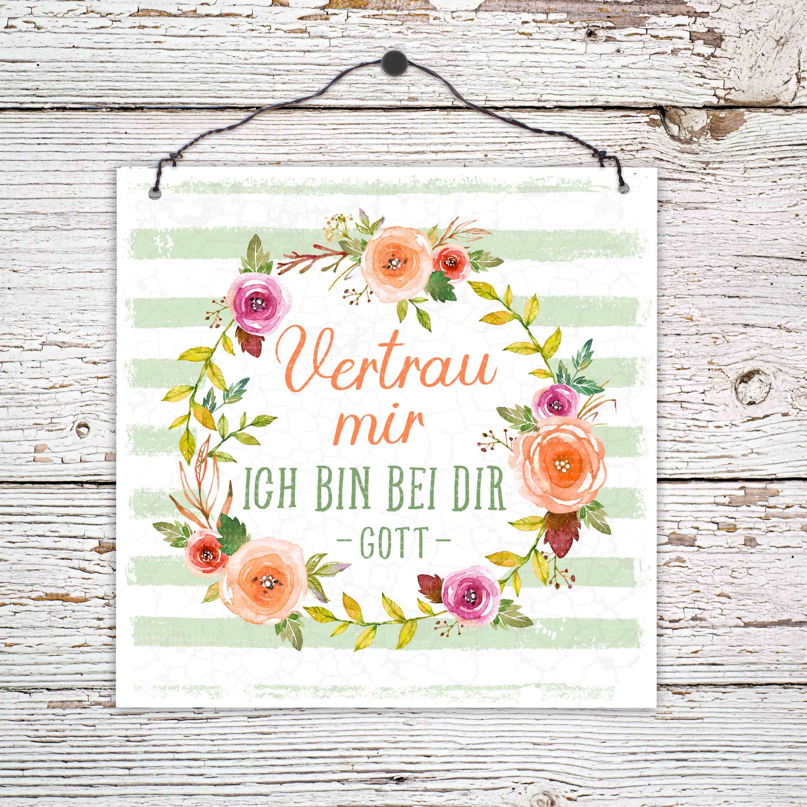 Holzschild klein - Ich bin Holzschild klein - Ich bin