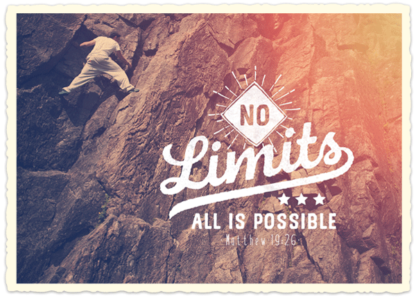 XL-Postkarte Big Blessing - No limits