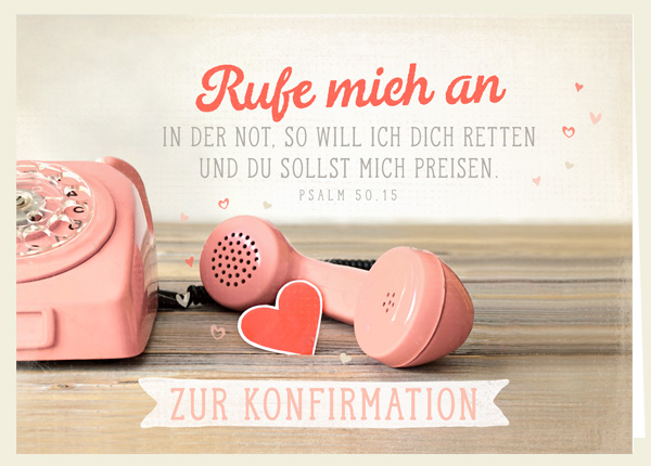 Faltkarte - Zur Konfirmation - In der Not Faltkarte - Zur Konfirmation - In der Not