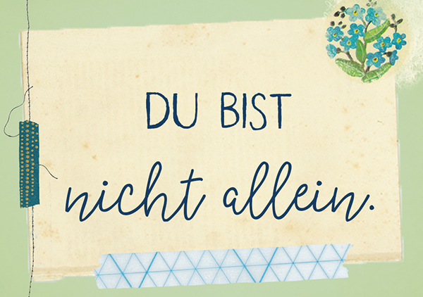 Mini - Nicht allein (mintgrün) Mini - Nicht allein (mintgrün)