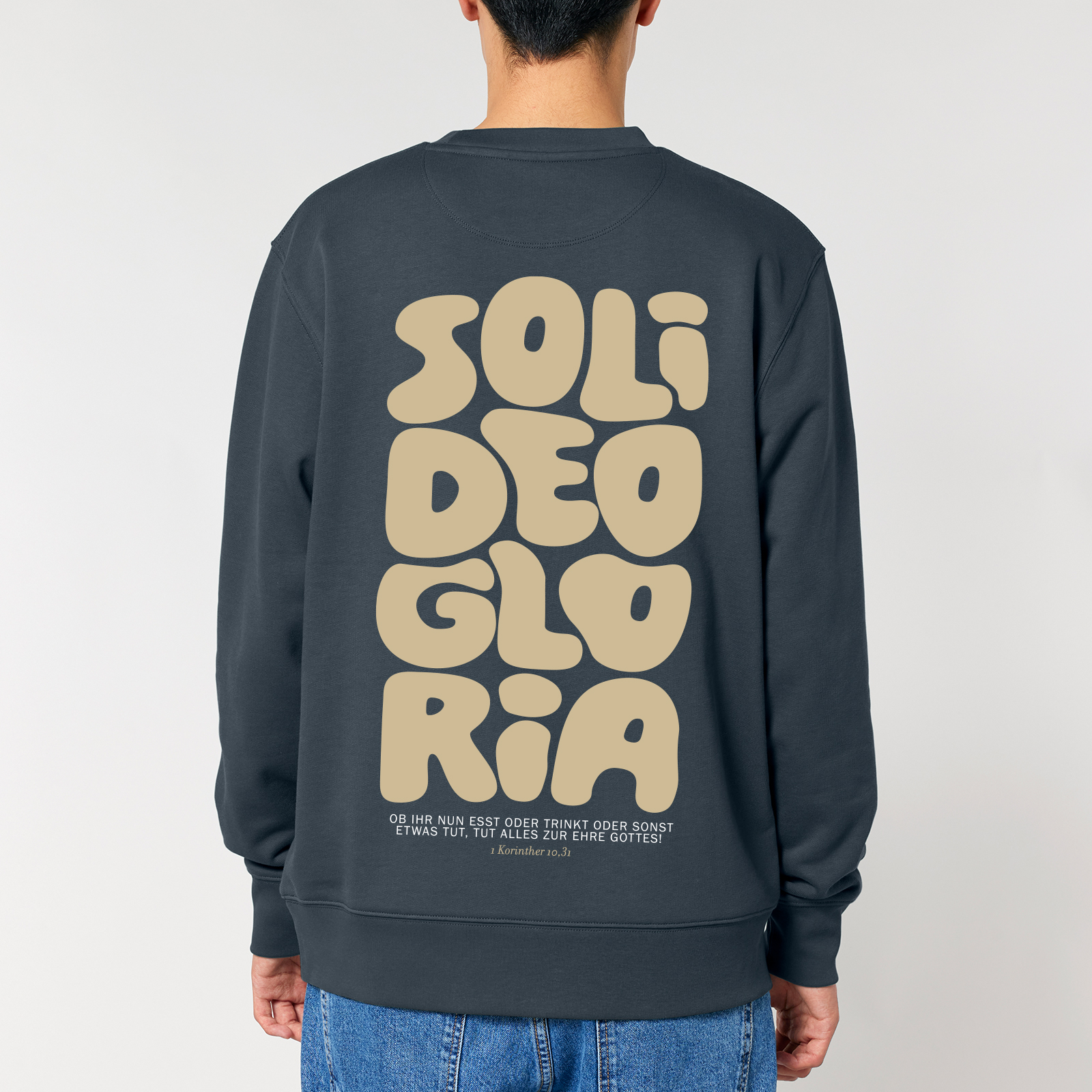Sweater SoliDeoGloria (dunkelgrau)-S Sweater SoliDeoGloria (dunkelgrau)-S