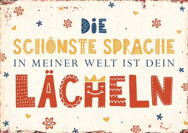 Postkarte - Dein Lächeln Postkarte - Dein Lächeln