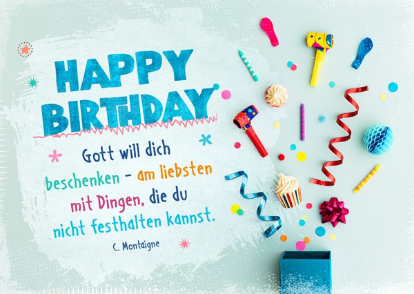 Postkarte - Gott will dich beschenken Postkarte - Gott will dich beschenken