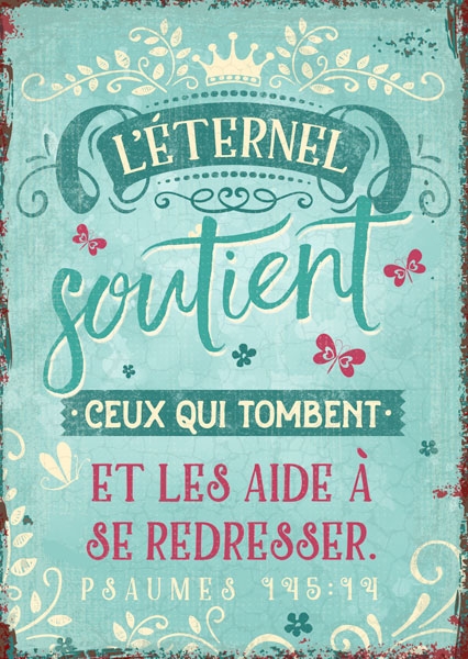 Postkarte - L’Éternel soutient Postkarte - L’Éternel soutient