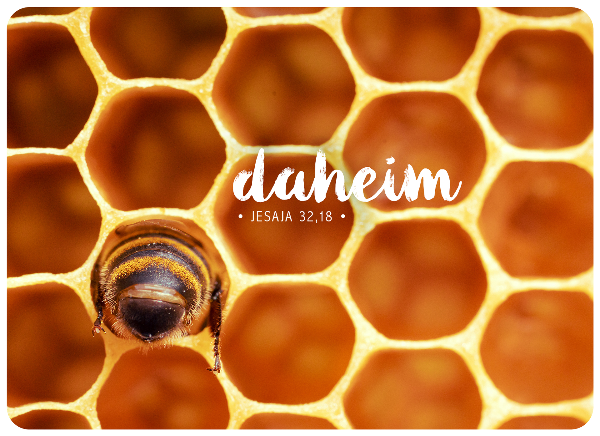 XL-Postkarte Big Blessing - Daheim