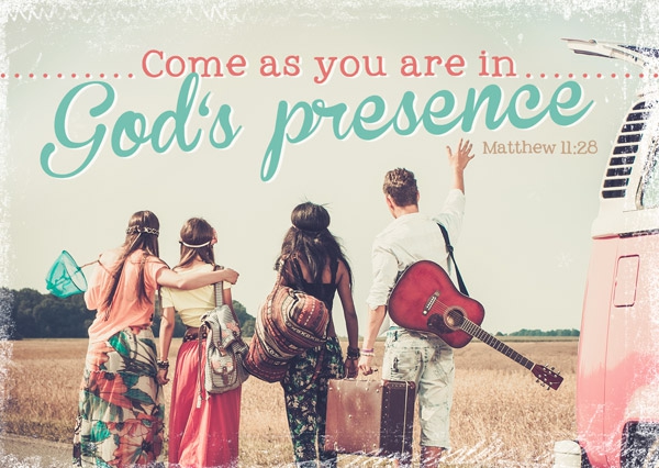 Postkarte - Come as you are Postkarte - Come as you are