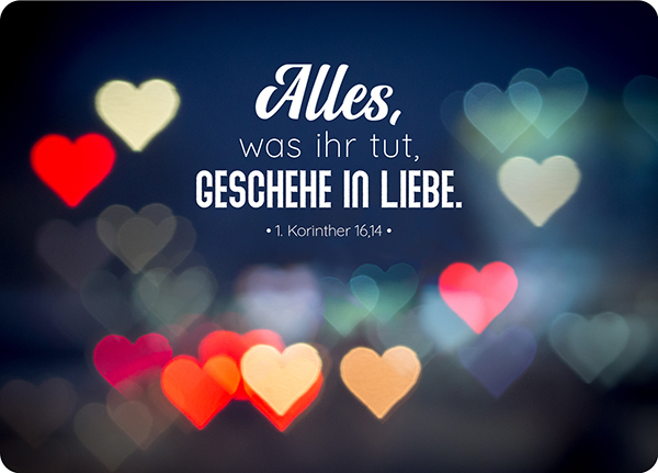 XL-Postkarte Big Blessing -  Alles, was ihr tut XL-Postkarte Big Blessing -  Alles, was ihr tut