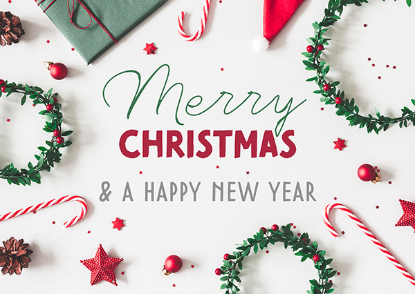 Postkarte - Merry Christmas – Happy new year Postkarte - Merry Christmas – Happy new year