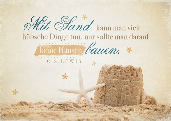 Postkarte - Mit Sand Postkarte - Mit Sand