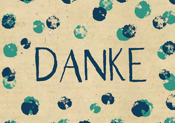 Mini - Danke (Stempelmotiv) Mini - Danke (Stempelmotiv)
