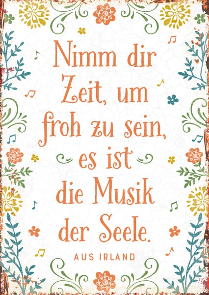 Postkarte - Die Musik der Seele Postkarte - Die Musik der Seele