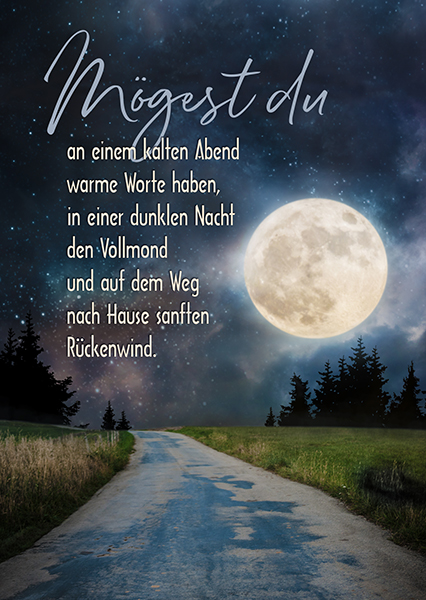 Postkarte - Mögest du dir Zeit nehmen Postkarte - Mögest du dir Zeit nehmen