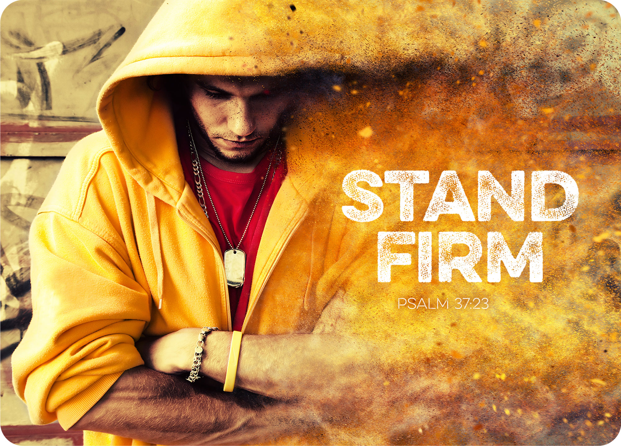 XL-Postkarte Big Blessing - Stand firm