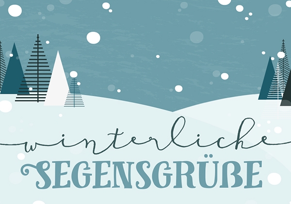 Mini - Winterliche Segensgrüße Mini - Winterliche Segensgrüße