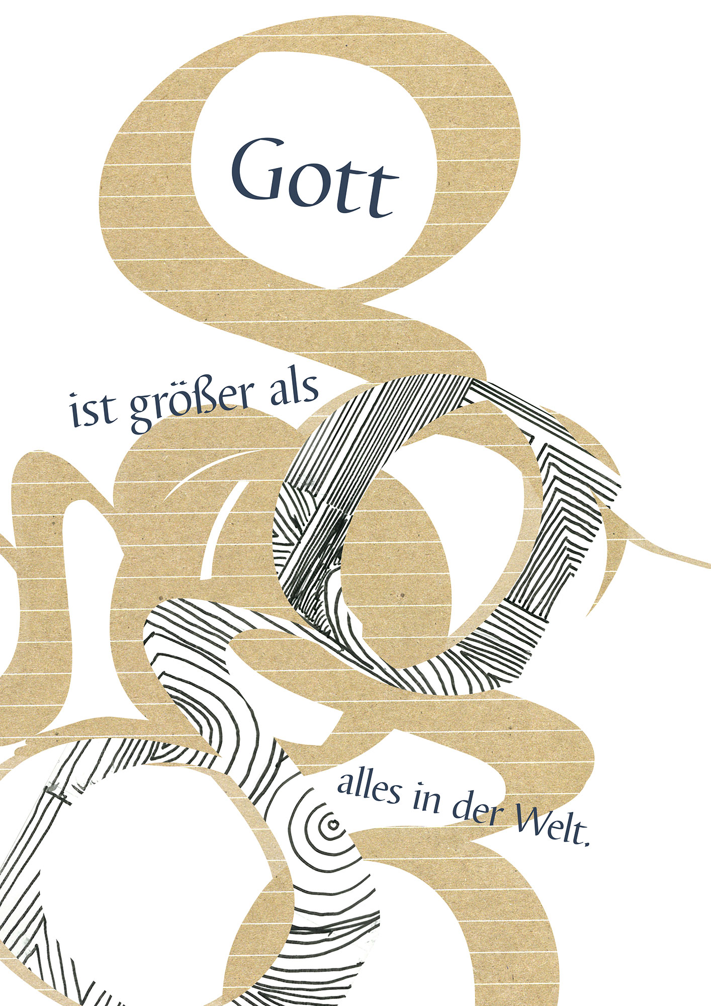 Poster – Gott ist größer Poster - Gott ist größer