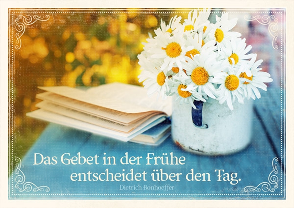 Postkarte - Gebet in der Frühe Postkarte - Gebet in der Frühe