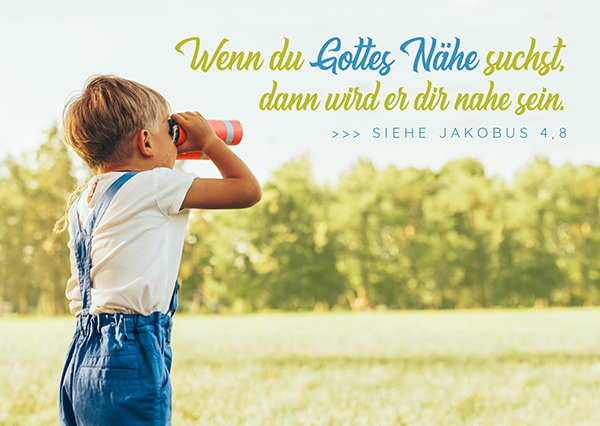 Postkarte – Wenn du Gottes Nähe suchst Postkarte - Wenn du Gottes Nähe suchst