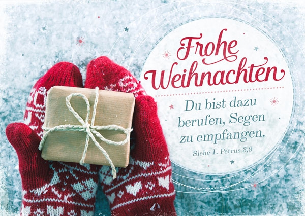 Postkarte - Frohe Weihnachten - Berufen Postkarte - Frohe Weihnachten - Berufen