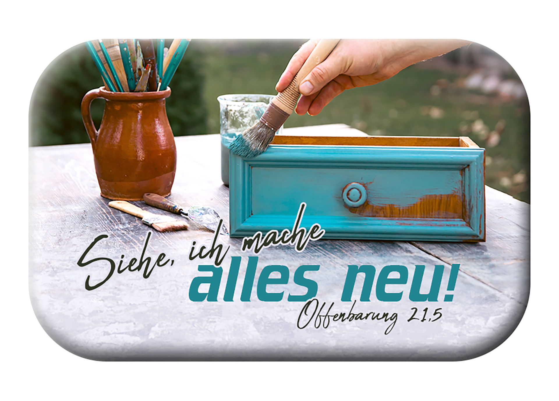 Magnet Mag Blessing - Jahreslosung 2026 - Upcycling Magnet Mag Blessing - Jahreslosung 2026 - Upcycling