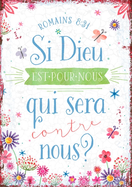 Postkarte - Dieu est pour nous Postkarte - Dieu est pour nous