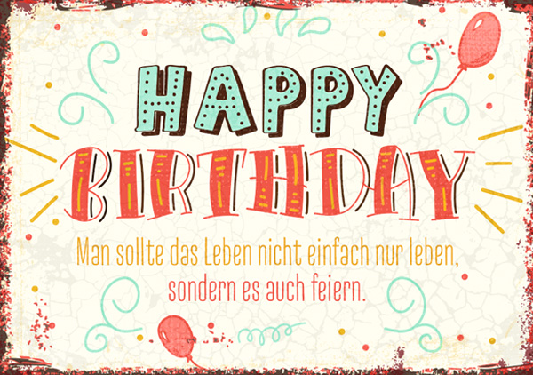 Mini - Happy Birthday (das Leben feiern) Mini - Happy Birthday (das Leben feiern)