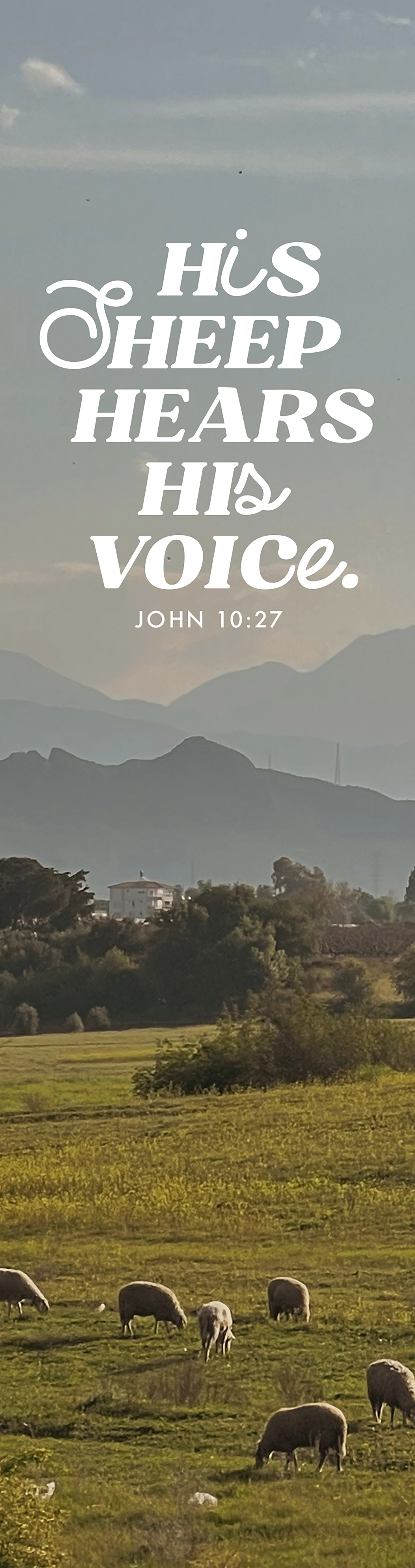 Segenszeichen - His sheep hears his voice