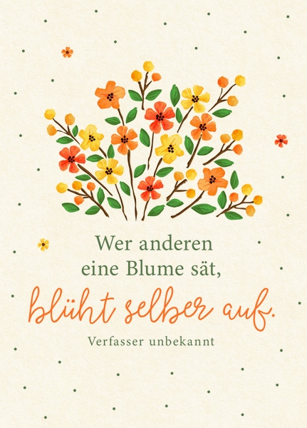 XL-Postkarte Big Blessing - Selber aufblühen XL-Postkarte Big Blessing - Selber aufblühen