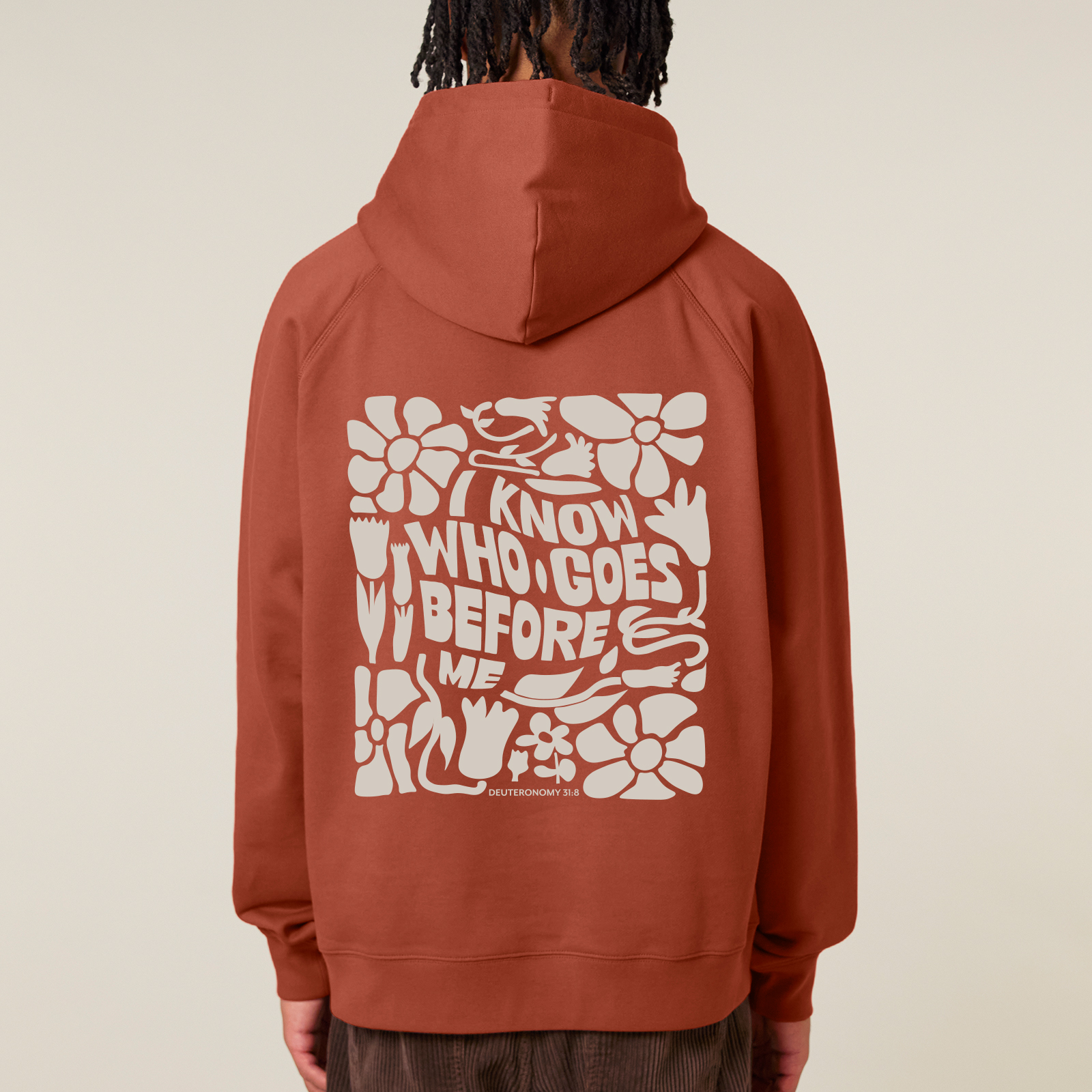 Hoodie I Know (braun)-S
