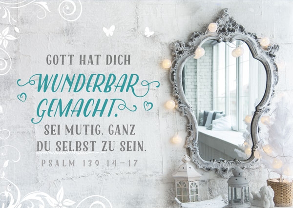 Postkarte - Wunderbar gemacht Postkarte - Wunderbar gemacht