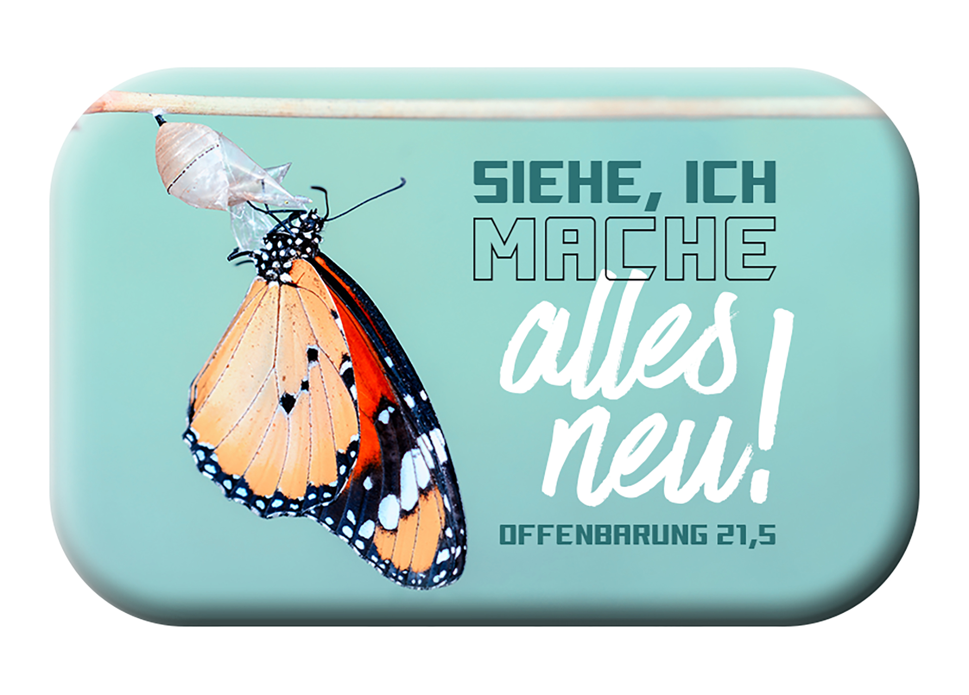 Magnet Mag Blessing - Jahreslosung 2026 - Schmetterling Magnet Mag Blessing - Jahreslosung 2026 - Schmetterling