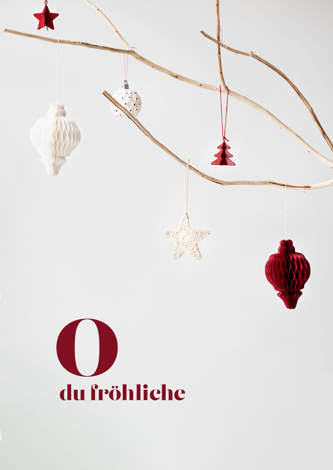 Faltkarte - O du Fröhliche – Weihnachten