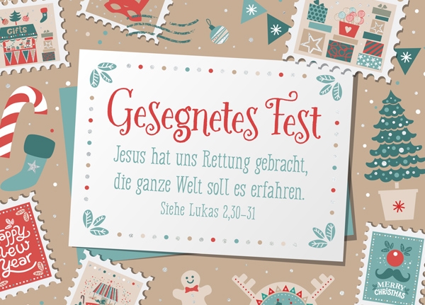 XL-Postkarte Big Blessing Silber - Rettung XL-Postkarte Big Blessing Silber - Rettung