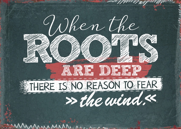 Postkarte - When the roots are deep Postkarte - When the roots are deep