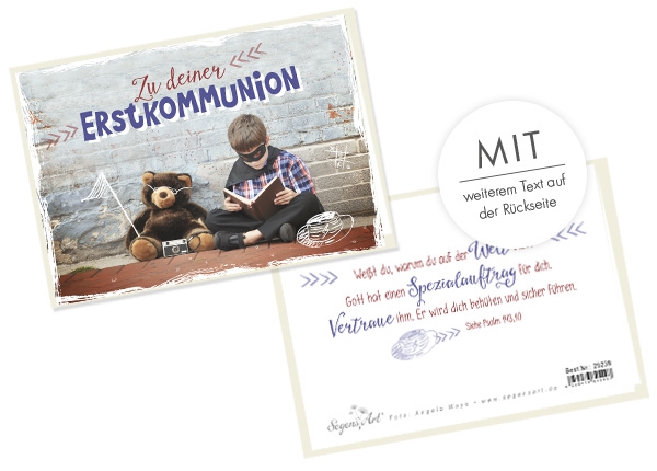 Faltkarte - Zu deiner Erstkommunion - Spezialauftrag Faltkarte - Zu deiner Erstkommunion - Spezialauftrag