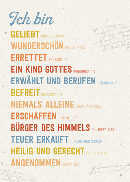 Postkarte - Identität Postkarte - Identität